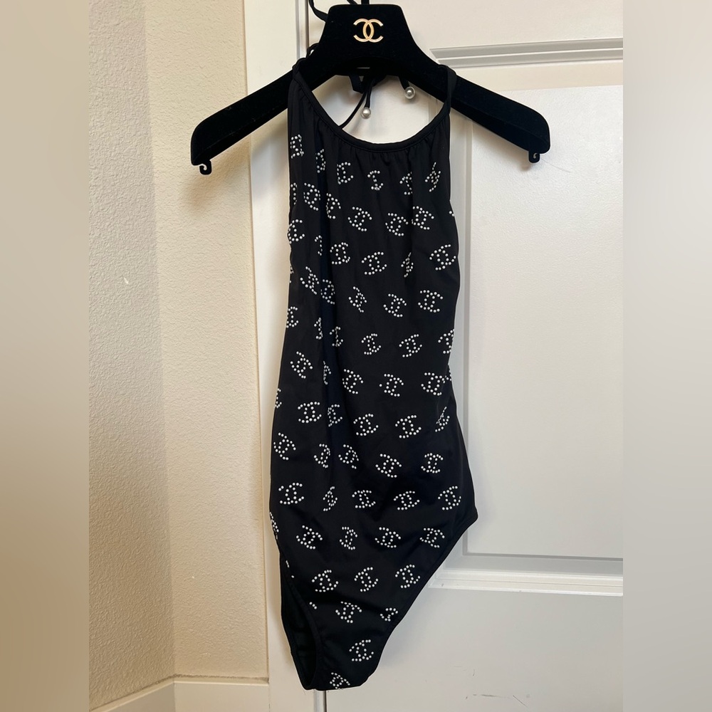 Chanel swimsuit bodysuit 36